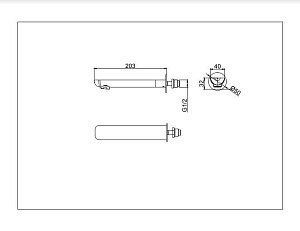 Излив D&K DC1004893 купить в интернет-магазине сантехники Sanbest