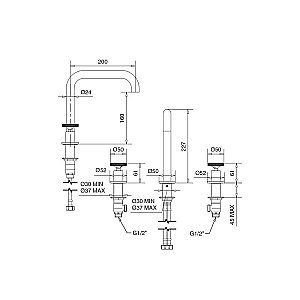 Смеситель для раковины Migliore Reversa 28194 хром купить в интернет-магазине сантехники Sanbest
