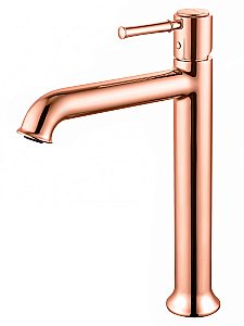 Смеситель для раковины высокий WONZON & WOGHAND TOR, Розовое золото (WW-88019073-RG) купить в интернет-магазине сантехники Sanbest