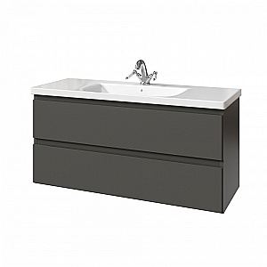 Тумба с раковиной Caprigo Forte 120 два ящика, цвет на выбор для ванной в интернет-магазине Sanbest