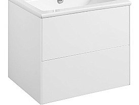 Тумба для раковины Акватон Сохо 60 1A258001AJ010 белая купить в интернет-магазине сантехники Sanbest