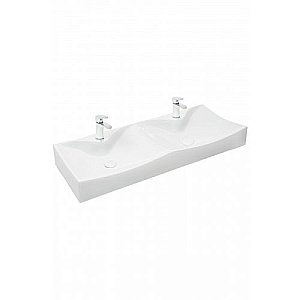 Раковина накладная WeltWasser WW ELBACH 2216 111,5 белая купить в интернет-магазине Sanbest