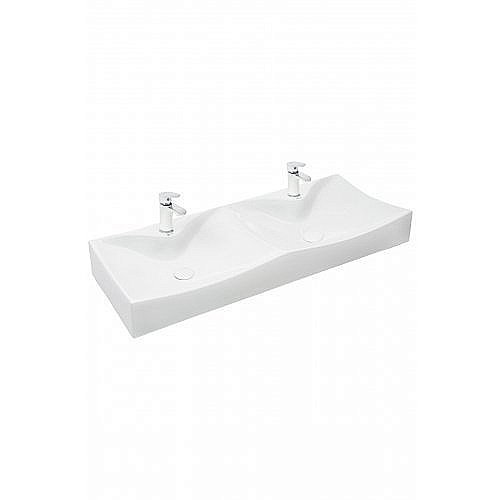 Раковина накладная WeltWasser WW ELBACH 2216 111,5 белая купить в интернет-магазине Sanbest