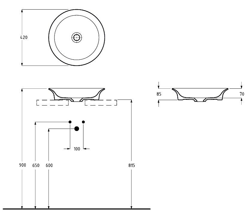 Раковина накладная Migliore MONACO 32077 белая/декор золото купить в интернет-магазине Sanbest