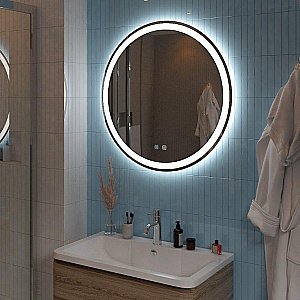 Зеркало BelBagno SPC-RNG-800-LED-TCH-SND 80 в ванную от интернет-магазине сантехники Sanbest