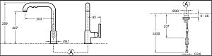 Смеситель для кухни Jacob Delafon PURIST 7505D-CP купить в интернет-магазине сантехники Sanbest