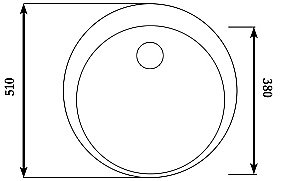 Мойка кухонная Kaiser KGM-510-DB коричневая купить в интернет-магазине сантехники Sanbest