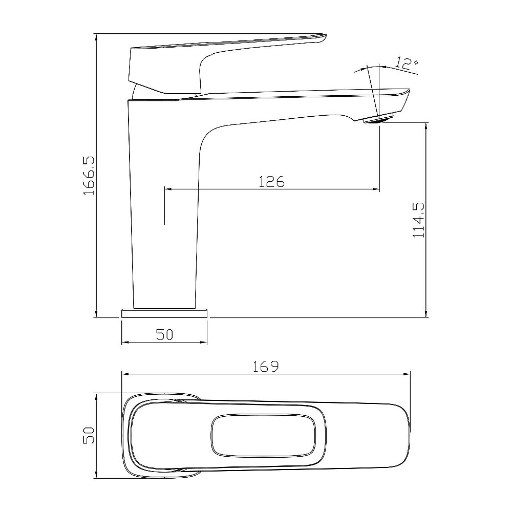 Смеситель для раковины Rossinka RS46-11 купить в интернет-магазине сантехники Sanbest
