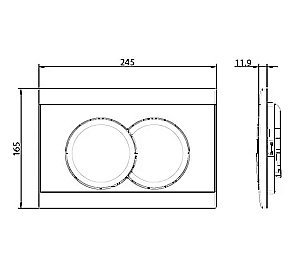 Унитаз c инсталляцией Elite  E21743RU-00, сиденье тонкое микролифт, панель для двойного смыва, глянцевый белый (E36495-NF+E36496-00+EDX114RU) купить в интернет-магазине Sanbest