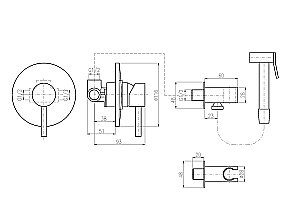 Гигиенический душ Rav-Slezak SEINA SE942/1 хром купить в интернет-магазине сантехники Sanbest