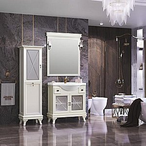 Тумба с раковиной Опадирис Борджи 85 слоновая кость для ванной в интернет-магазине Sanbest