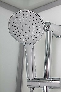 Душевая кабина Esbano Elegancia ES-108CKRB 100x80 стекло матовое/профиль белый купить в интернет-магазине Sanbest