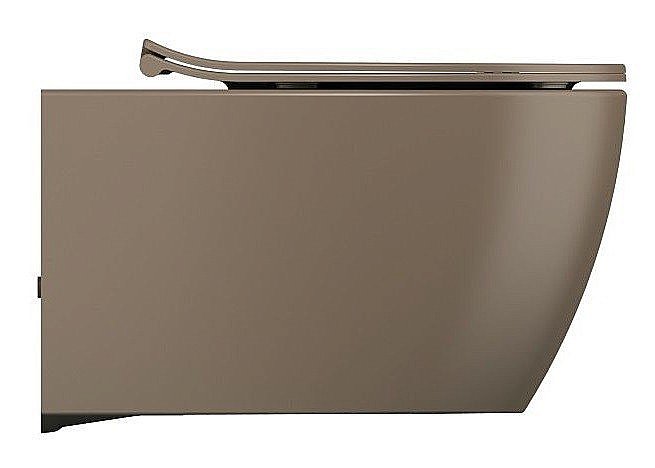 Унитаз подвесной Isvea Sentimenti Neo 10AR02010SV-2H коричневый матовый, безободковый купить в интернет-магазине Sanbest