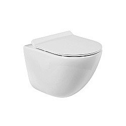 Унитаз подвесной BelBagno AMANDA-TOR BB051CH-TOR-FC безободковый, слив-торнадо
 купить в интернет-магазине Sanbest