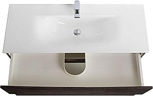 Тумба с раковиной BelBagno MARINO-CER-N-1200-2C-SO-RNG-P Rovere Nature Grigio для ванной в интернет-магазине Sanbest