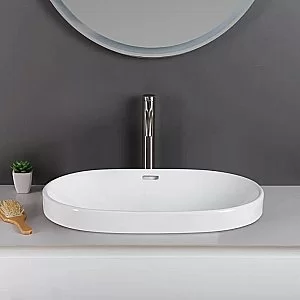Раковина встраиваемая BelBagno 60,5 BB1004 белая купить в интернет-магазине Sanbest