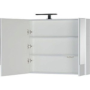 Зеркальный шкаф Aquanet Нота 100 белый купить в интернет-магазине сантехники Sanbest