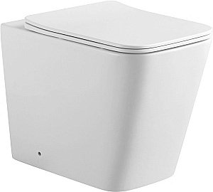 Унитаз приставной Aquanet Rimless Tavr 2.0 F LX-1908 с крышкой микролифт, безободковый купить в интернет-магазине Sanbest