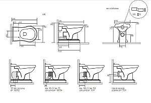Унитаз Migliore Bella 20620 белый купить в интернет-магазине Sanbest