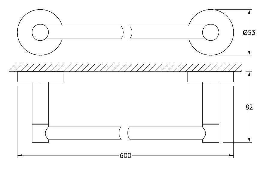Полотенцедержатель ARTWELLE Harmonie 60 HAR 028 купить в интернет-магазине сантехники Sanbest