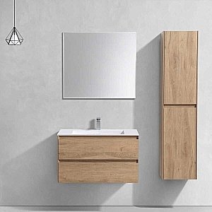 Тумба с раковиной Vincea Luka 80 N.Oak для ванной в интернет-магазине Sanbest