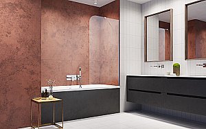 Шторка для ванны Radaway Torrenta PNJ 80 стекло прозрачное/профиль хром купить в интернет-магазине Sanbest