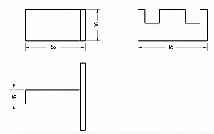 Крючок Migliore Kvant 30239 золото купить в интернет-магазине сантехники Sanbest