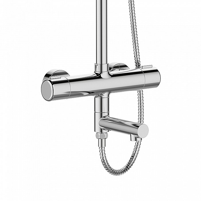 Душевая система Orange Thermo T02S4-911cr хром купить в интернет-магазине сантехники Sanbest