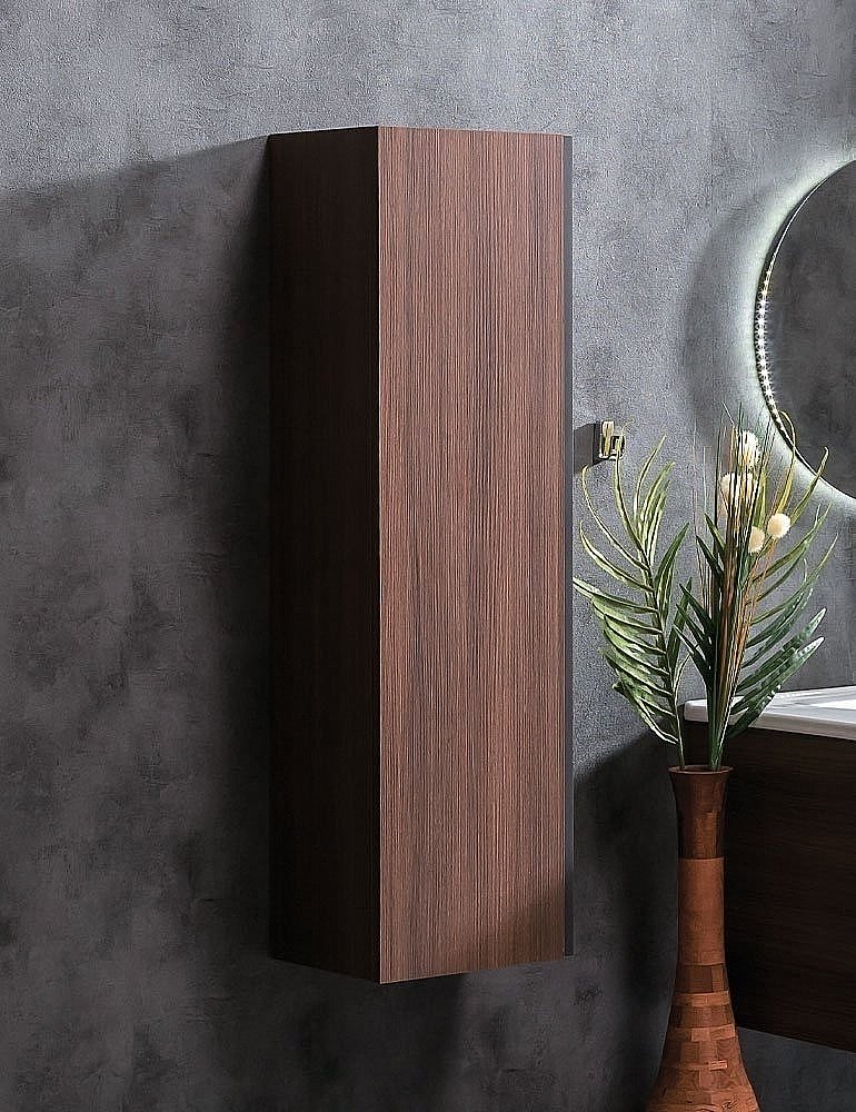 Пенал Armadi Art Capolda темное дерево для ванной в интернет-магазине сантехники Sanbest