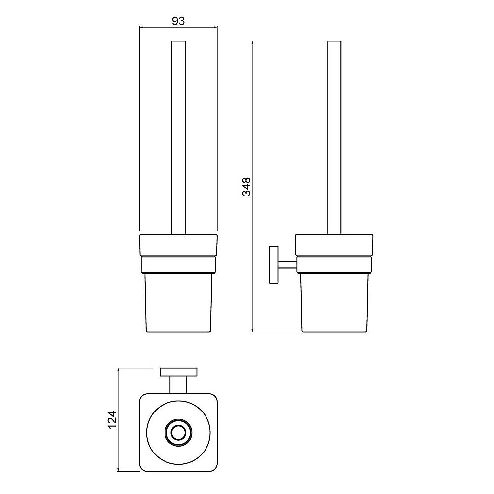 Ершик для туалета Timo Selene 10061/00 купить в интернет-магазине сантехники Sanbest