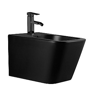 Биде подвесное ABBER Rechteck AC1250MB черное матовое купить в интернет-магазине Sanbest