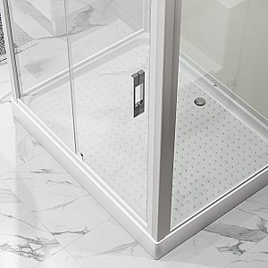 Душевая кабина Niagara Standart ST100/80/15Q/BK 100х80 стекло прозрачное/профиль белый купить в интернет-магазине Sanbest