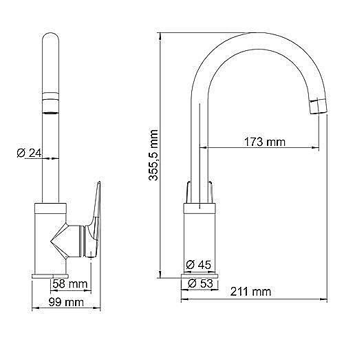 Смеситель для кухни WasserKRAFT Lopau 3207 купить в интернет-магазине сантехники Sanbest