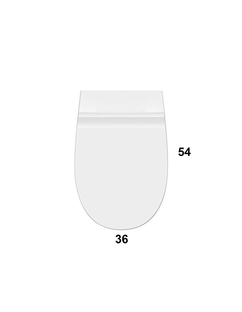 Унитаз приставной GLOBO 4ALL MD004.BI безободковый купить в интернет-магазине Sanbest