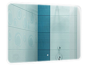 Зеркало AZARIO Alone Raggio CS00078965 80х60 в ванную от интернет-магазине сантехники Sanbest