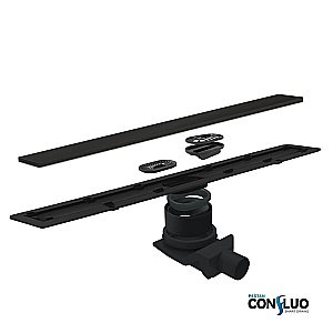 Душевой трап Pestan Confluo Frameless Line Black Glass 300 купить в интернет-магазине Sanbest