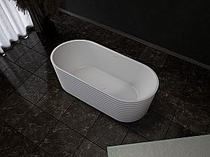 Ванна Abber Stein 170x80 AS9650 белая матовая купить в интернет-магазине Sanbest