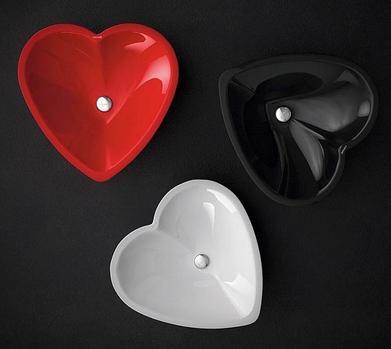 Раковина Creavit Love 45 TP149.40000 45 черная купить в интернет-магазине Sanbest