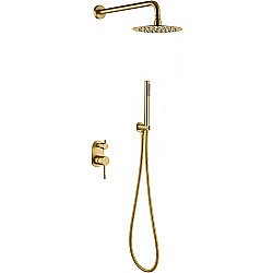 Душевая система Boheme Uno 464-MG матовое золото купить в интернет-магазине сантехники Sanbest