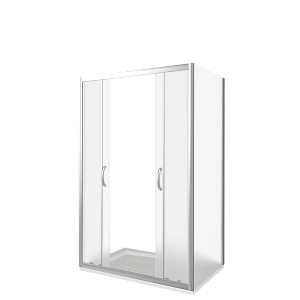 Душевой уголок Good door INFINITY WTW-TD+SP 170x80 матовый купить в интернет-магазине Sanbest