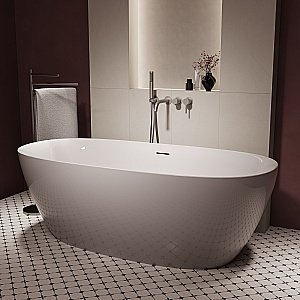 Ванна акриловая Vincea VBT-708-1600, 160x80 белый купить в интернет-магазине Sanbest