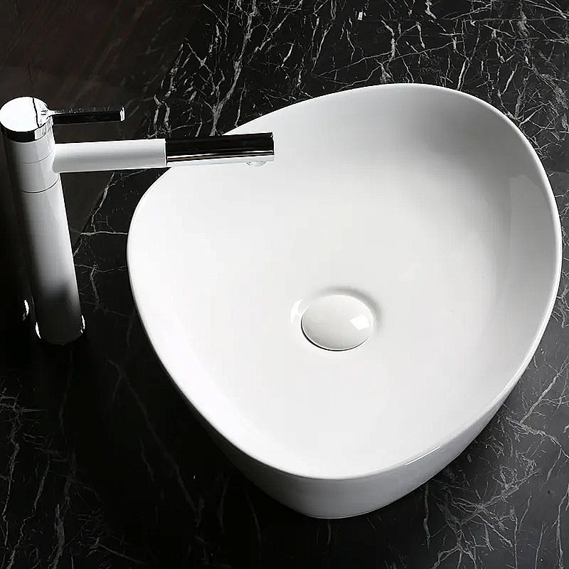 Раковина накладная CeruttiSpa 50 CR0021C белая купить в интернет-магазине Sanbest