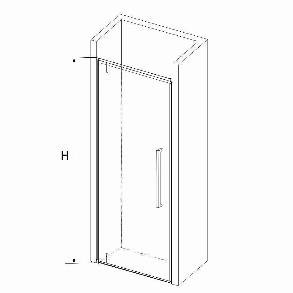 Душевая дверь RGW Stilvoll SV-02B 90 купить в интернет-магазине Sanbest