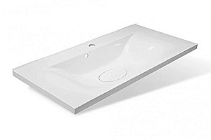 Тумба с раковиной Эстет Bali New 90 любой цвет тумбы и раковины с блестками под заказ для ванной в интернет-магазине Sanbest