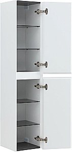 Шкаф-пенал Aquanet Альтера 33715834 белый матовый для ванной в интернет-магазине сантехники Sanbest