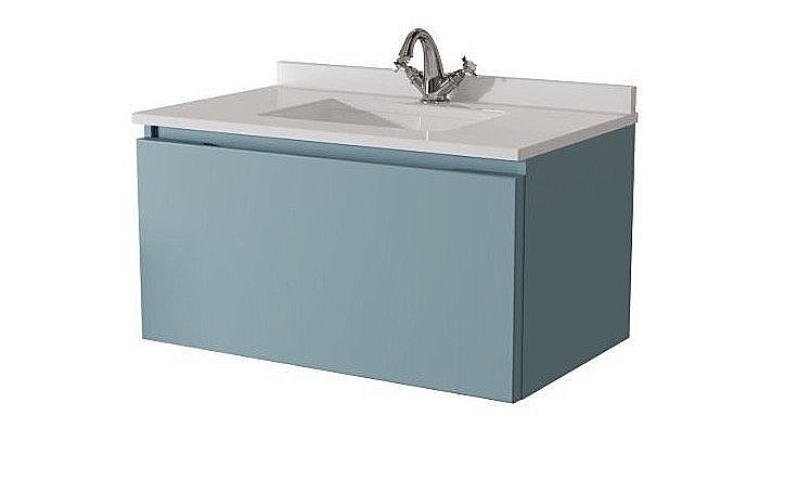 Тумба с врезной раковиной Caprigo Ponza 81-90F для ванной в интернет-магазине Sanbest