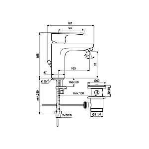 Набор смесителей Ideal Standard Ceraflex BD005AA купить в интернет-магазине сантехники Sanbest