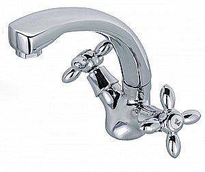 Смеситель для раковины Agger Retro A1901100 хром купить в интернет-магазине сантехники Sanbest