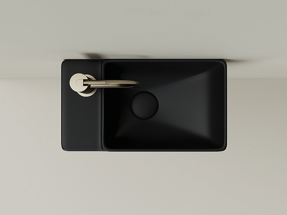 Раковина Ceramica Nova Element 39 CN5046MB черная матовая купить в интернет-магазине Sanbest