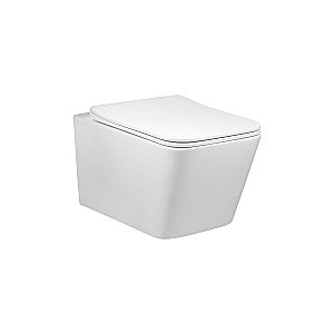 Унитаз подвесной Vincea Q-Line VT1-12 безободковый, с крышкой микролифт, белый купить в интернет-магазине Sanbest